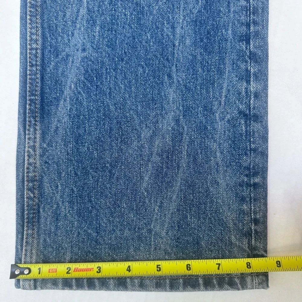 Guess Men's Distressed Blue Slim Boot Jeans